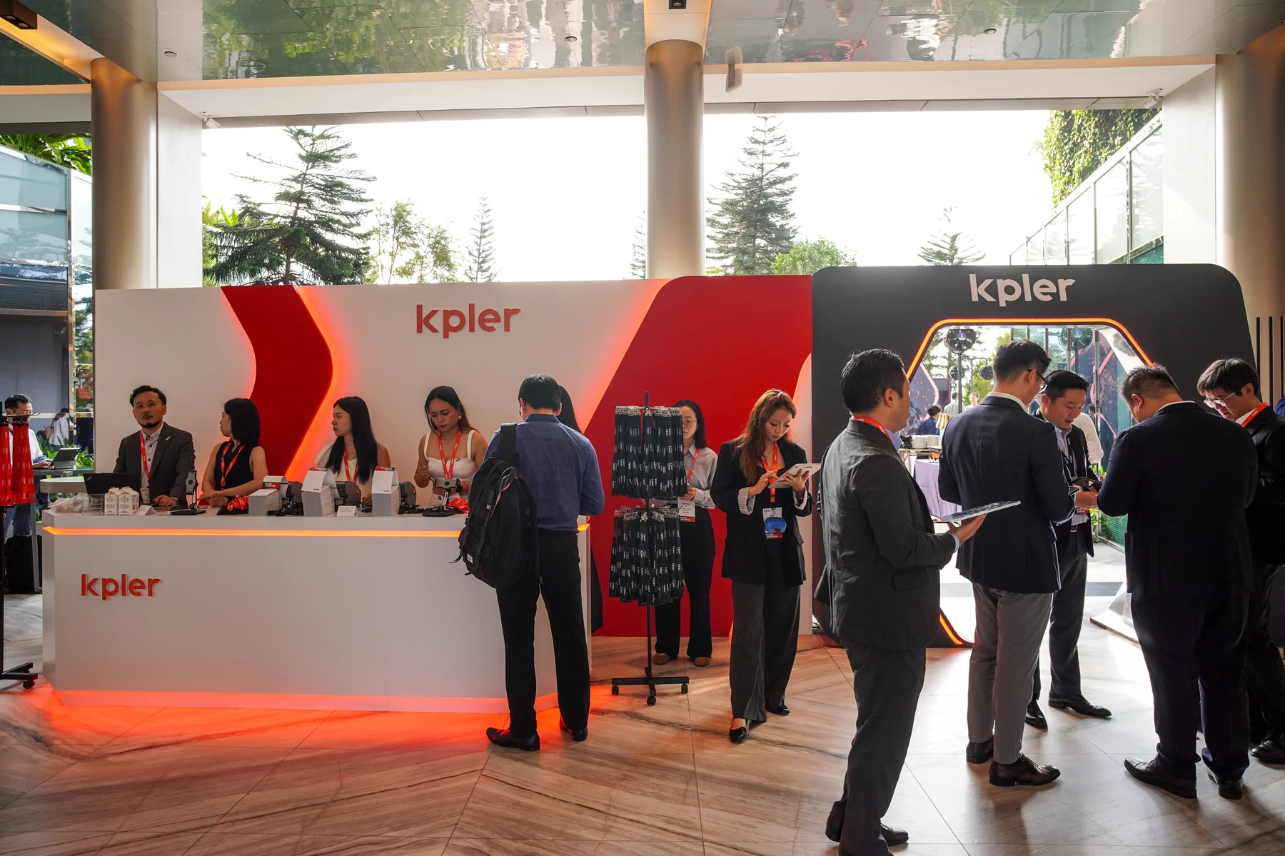 Guests checking in at the Kpler networking event
